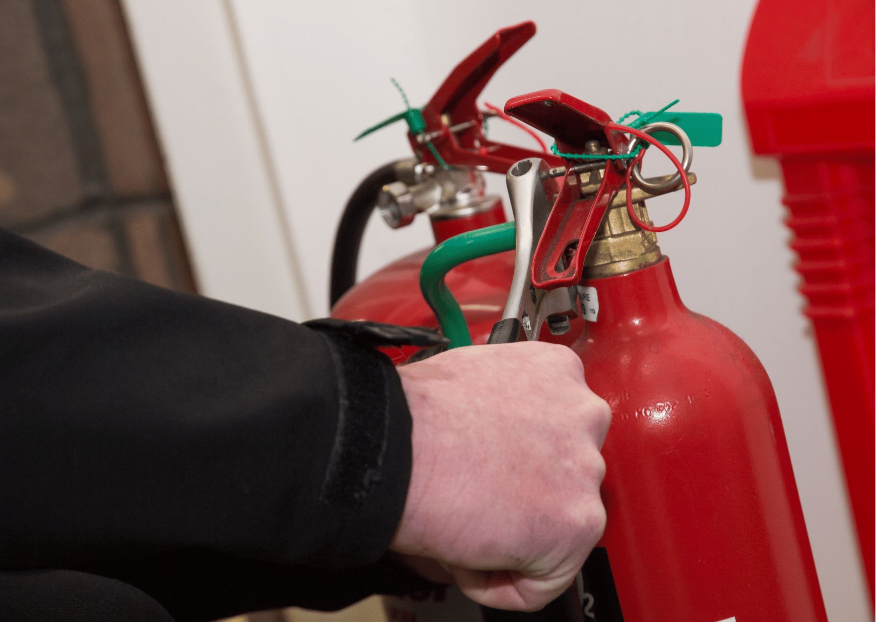 Fire extinguisher maintenance