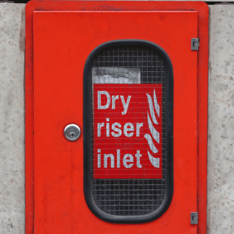 dry riser inlet from Brookside Fire Service supplied and installed in birmingham and west midlands